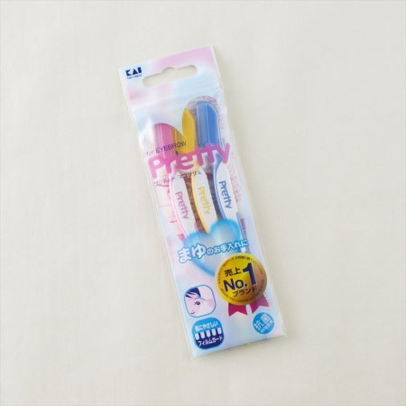 KAI Pretty Eyebrow Razors L 3-pcs