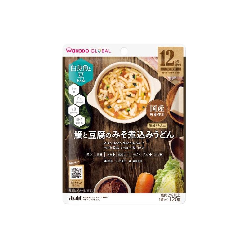 WAKODO Miso Udon Noodle Soup with Sea Bream & Tofu (For Infants 12 months+)