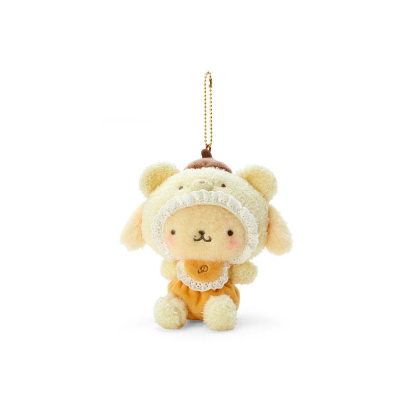 Sanrio Latte Bear Baby Mascot Plush Keychain