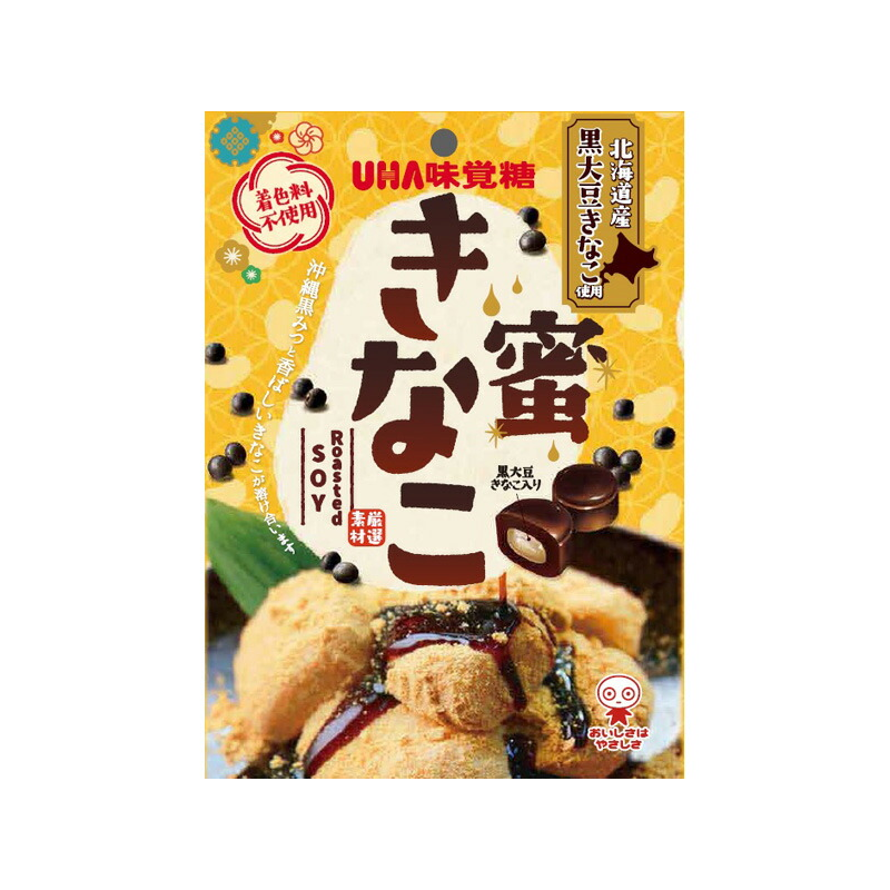UHA Mitsu Kinako Brown Sugar and Roasted Soybean Candy