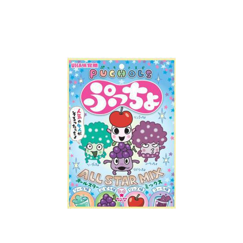 UHA Puccho Gummy All Star Mix 88 g