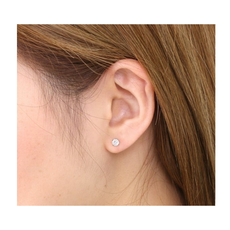 LUPIS Stud Earrings 4 mm/3 mm