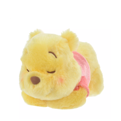 Disney Plush Keychain - Pooh / Gororin Relaxing