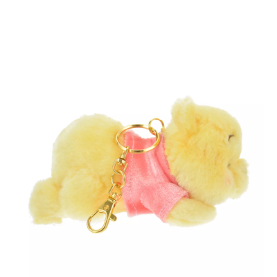 Disney Plush Keychain - Pooh / Gororin Relaxing