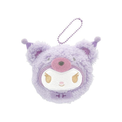 Sanrio Nukui's Kuma Latte Kuromi Plush Keychain