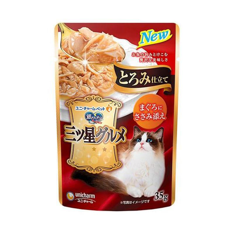 Unicharm Mocopet 三之星美食金枪鱼和鸡肉猫用