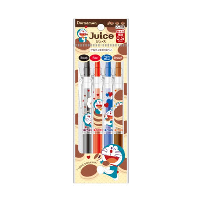 Juice Doraemon 4-Color Ballpoint Pens