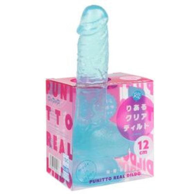 PPP Punitto Clear Real Dildo (Ice Blue)