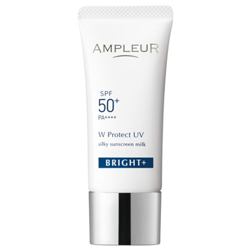 AMPLEUR W Protect UV Silky Sunscreen Milk - Bright+