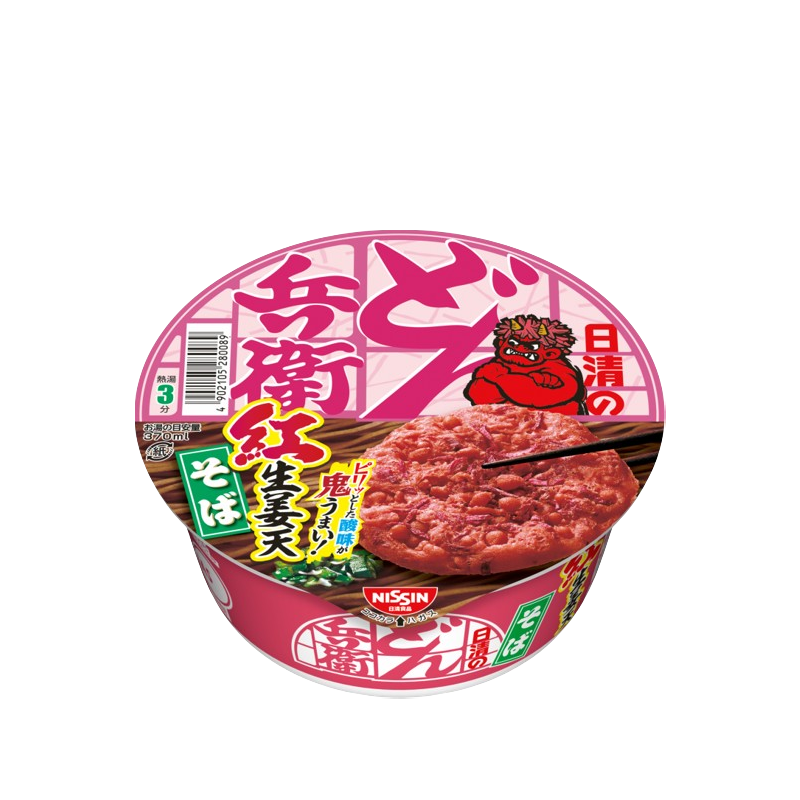 Nissin Donbei Red Pickled Ginger Soba Noodle Bowl