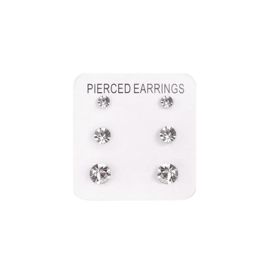 Simple Stone Resin Earrings Set