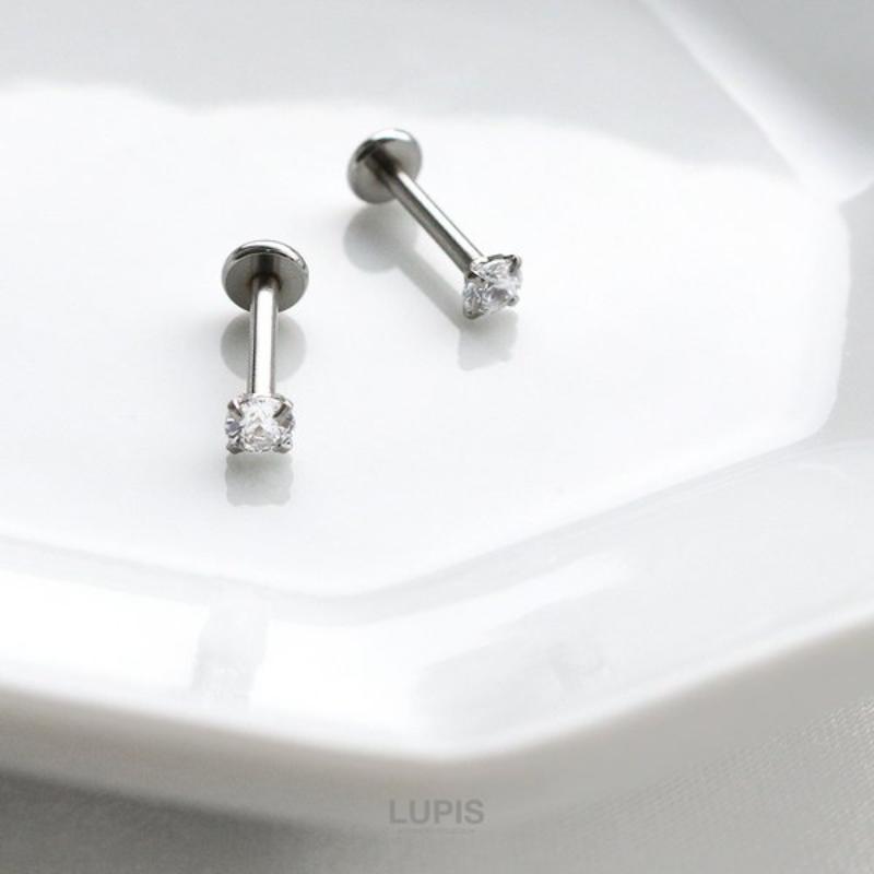 Lupis 16G Zirconia Stud Body Piercing
