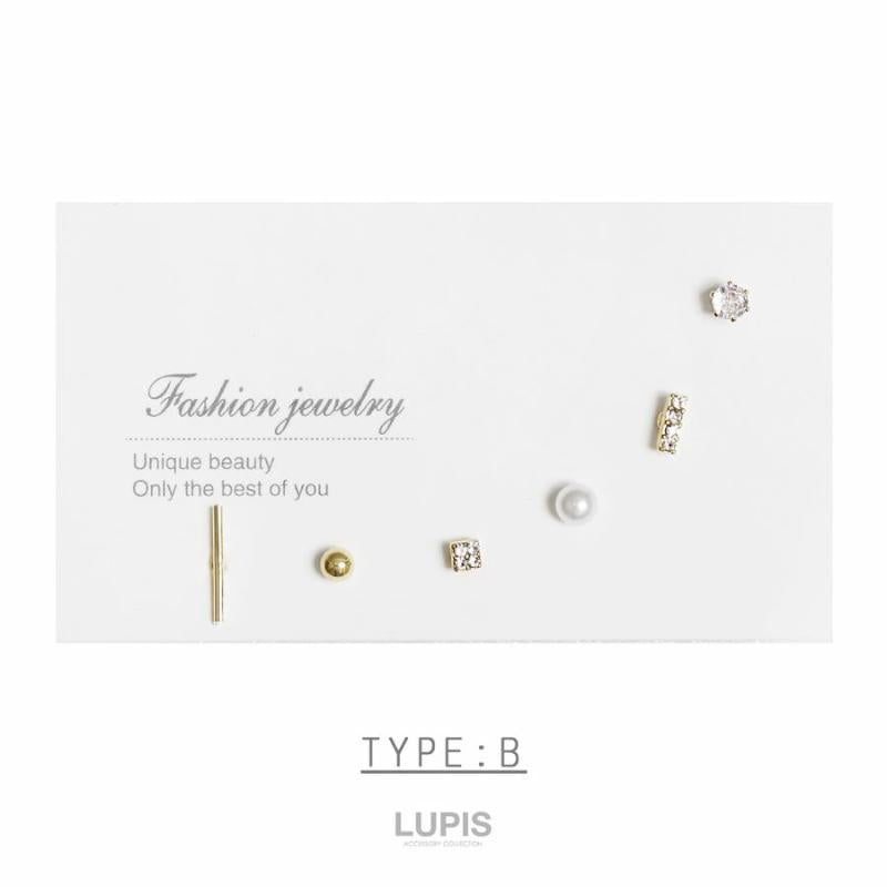 Lupis Stud Earrings Set
