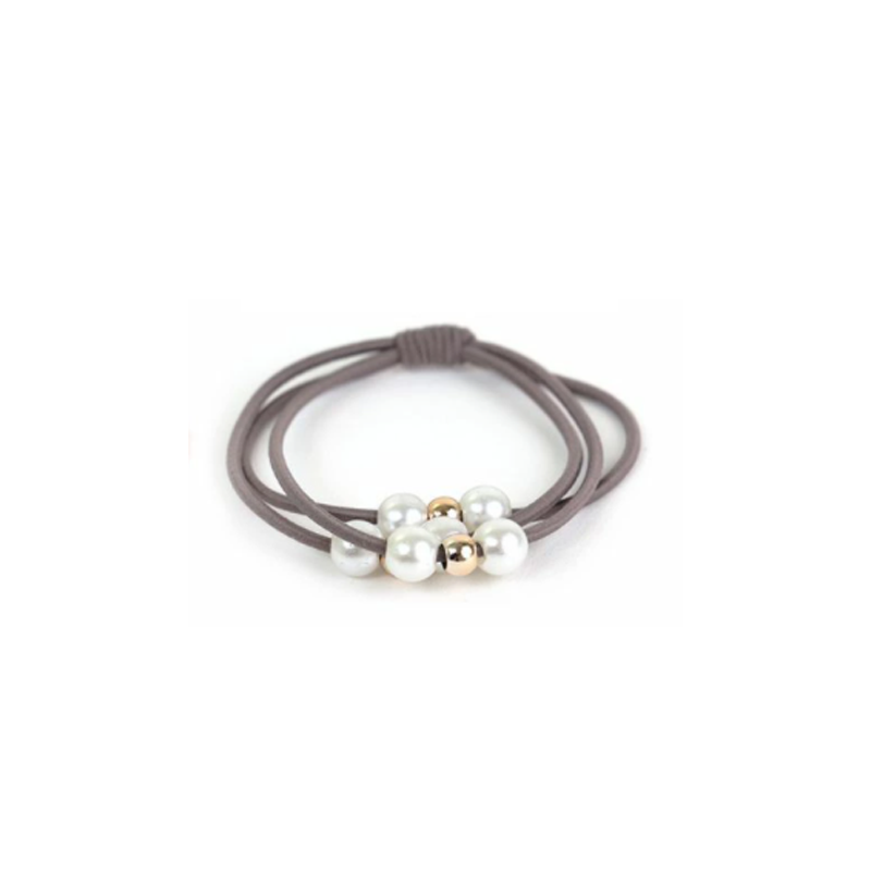 Lupis Pearl Beaded Triple Hair Elastic
