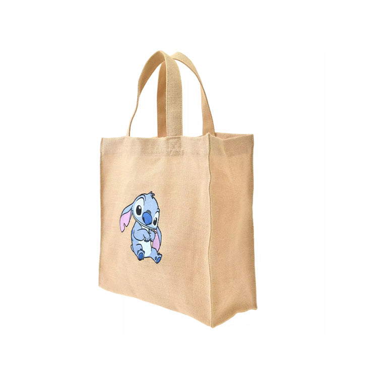 Disney Stitch Tote Cotton and Linen Shopping Bag