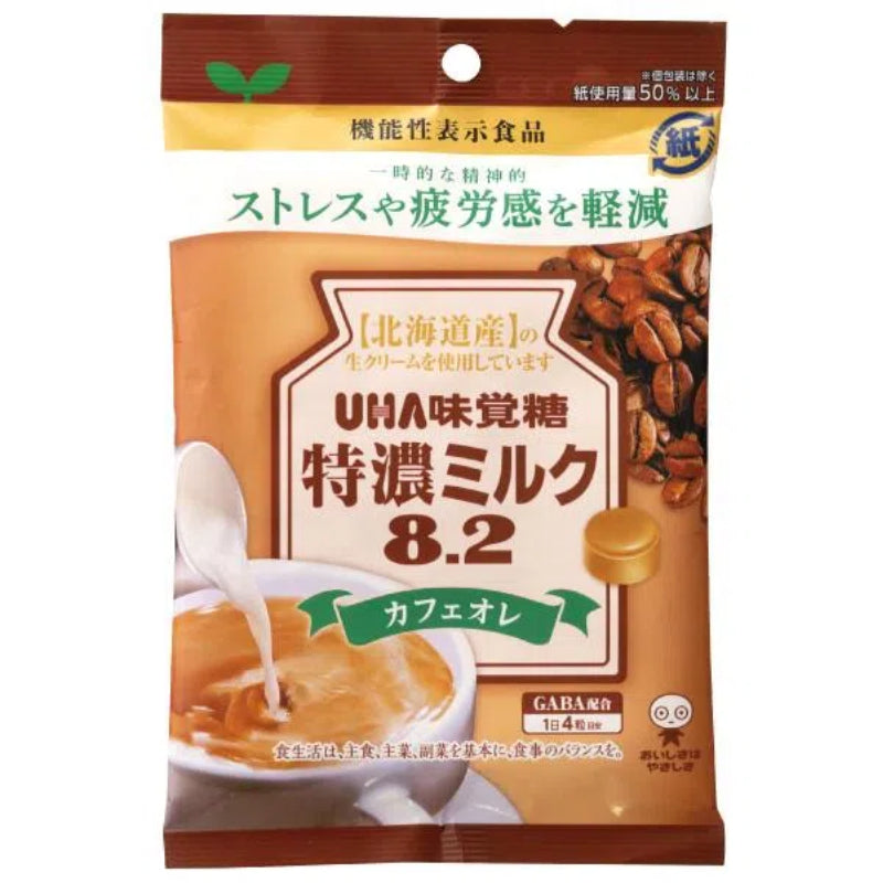UHA 미카쿠토 8.2 밀크캔디 (카페오레맛)