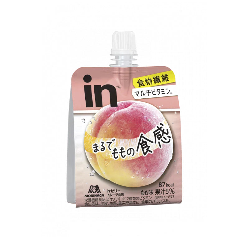 모리나가 파이버 & 멀티비타민 젤리(복숭아 맛)