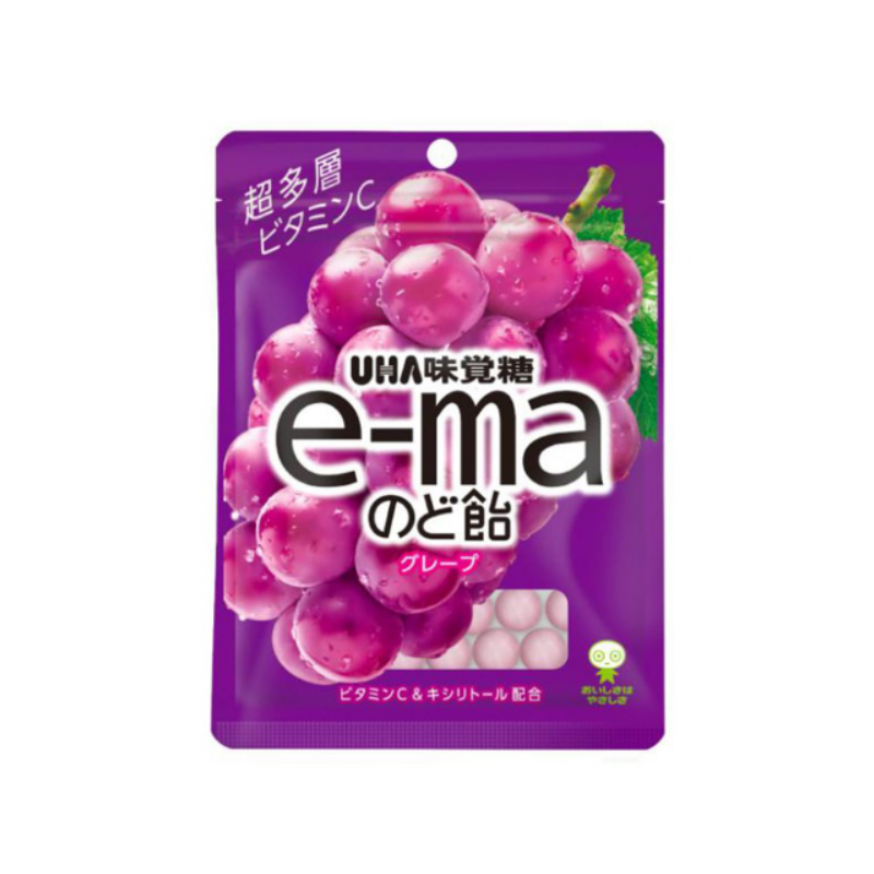 UHA 미카쿠토 에마 포도 사탕 캔디