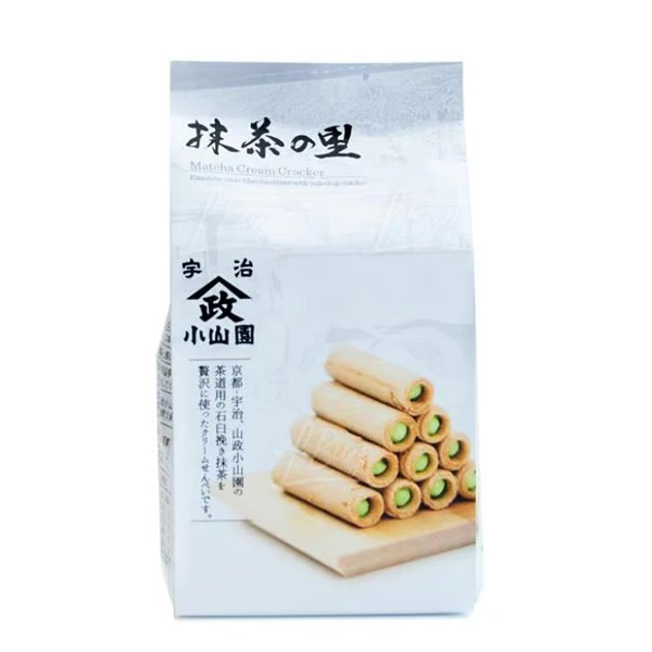 Yamamasa Koyamaen Matcha and Hojicha Cream Filled Roll Cookies