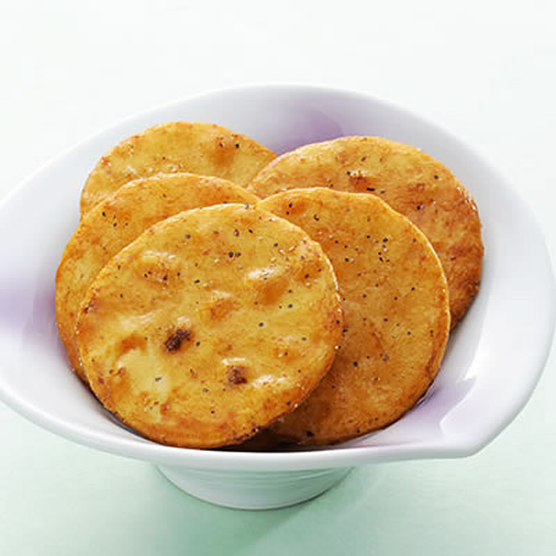 Ogura Sansou Black Pepper Rice Crackers
