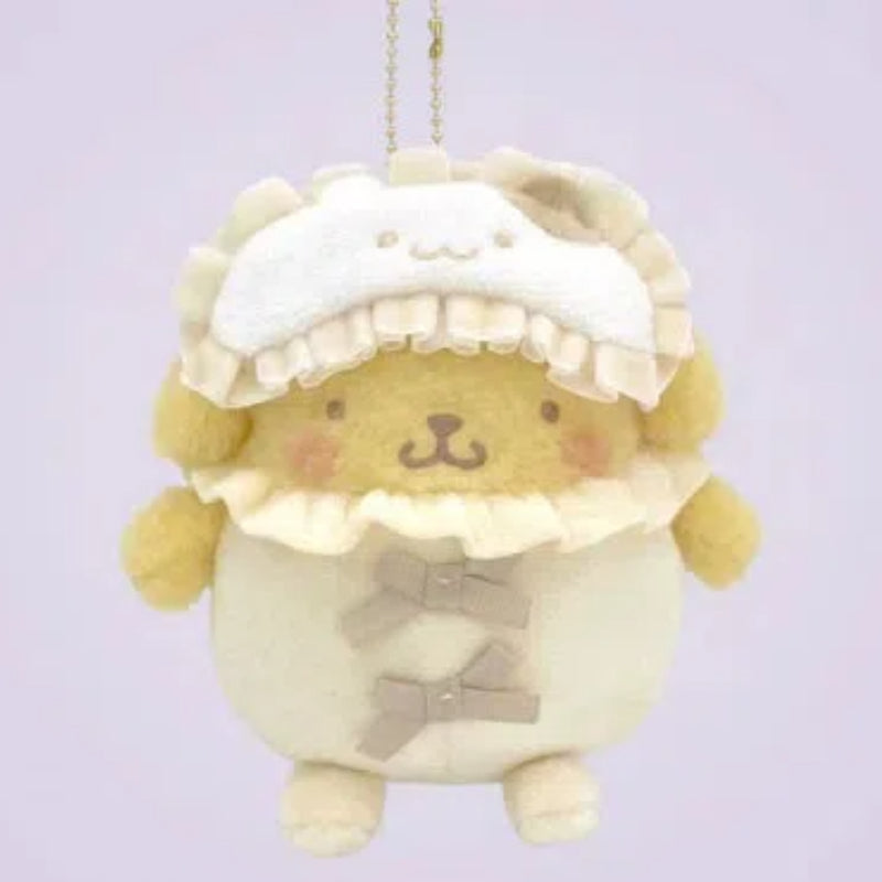 Sanrio Nakayoshi Pajama Plush Keychain