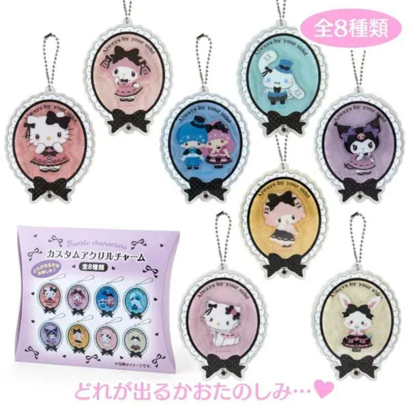Sanrio Black Ribbon Acrylic Charm Blind Box (Random 1 of 8)