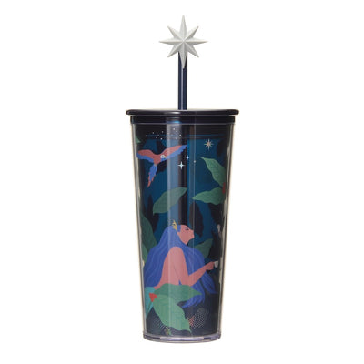 STARBUCKS Anniversary Navy Cold Cup Tumbler