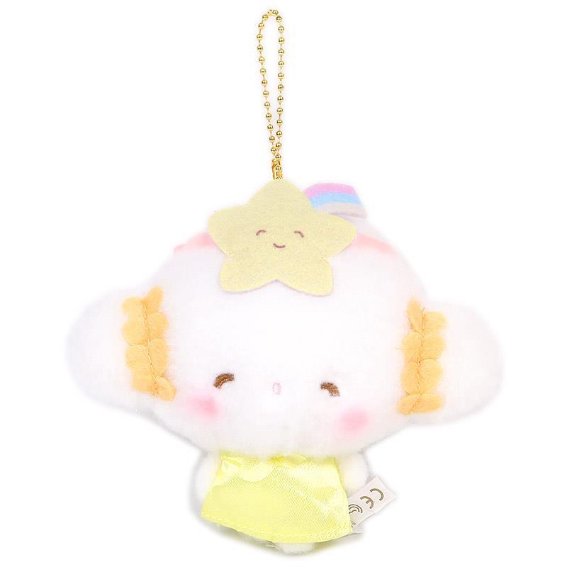 Sanrio Cogimyun Angel Recital Plush Keychain