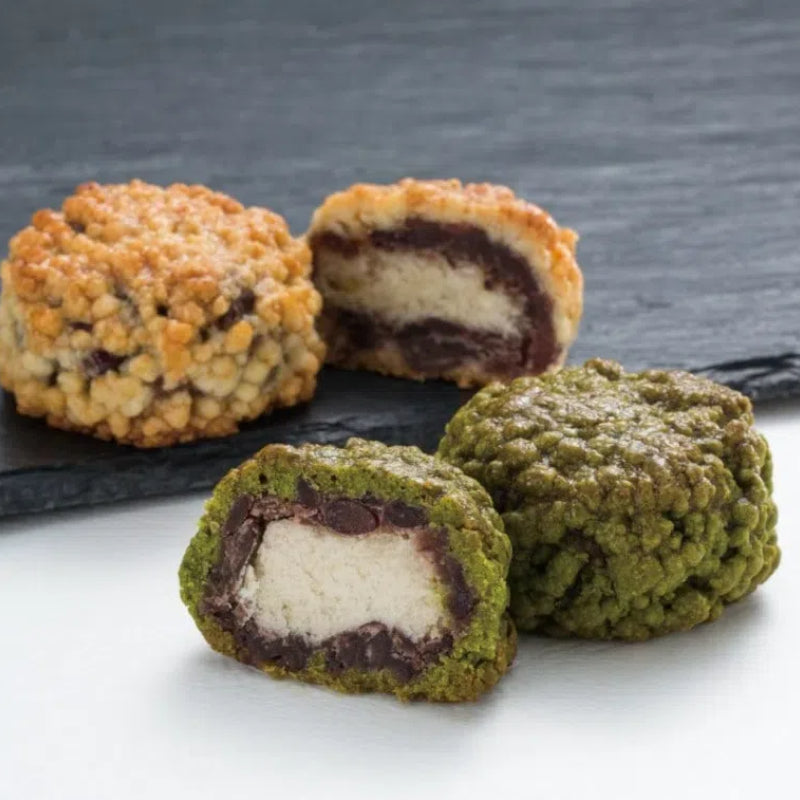 Wakou Sugitama Soboro Bun (Matcha, Hagi Summer Orange)