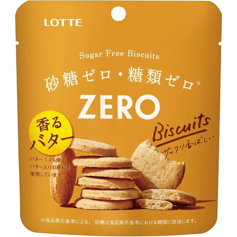 LOTTE ZERO Sugar-Free Butter Biscuits (Mini Bag)