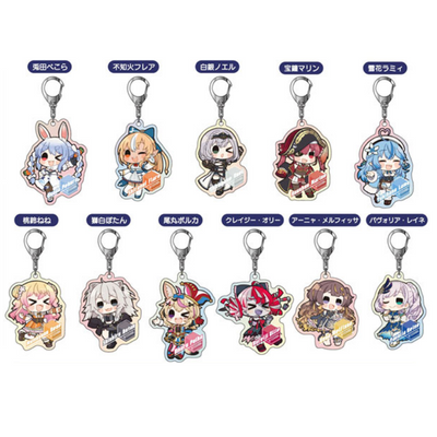Bandai Hololive CITY'24 F Aurora Acrylic Keychain Box (Random 1 of 11)