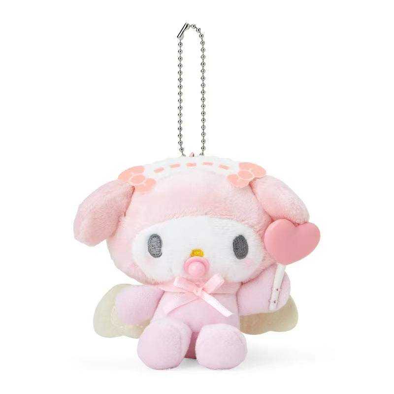 Sanrio Baby Angel and Devil Plush Keychain