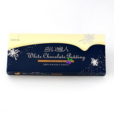 ISHIYA Shiroi Koibito White Chocolate Pudding with Haskap Sauce – 3 Pieces