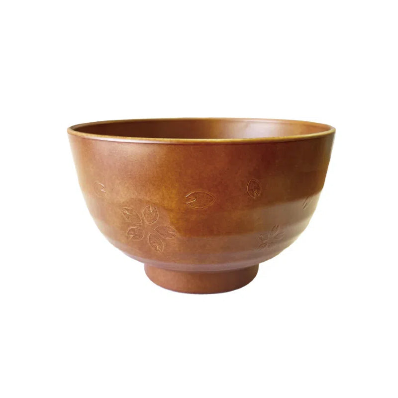 DAISO Wooden Cherry Blossom Bowl