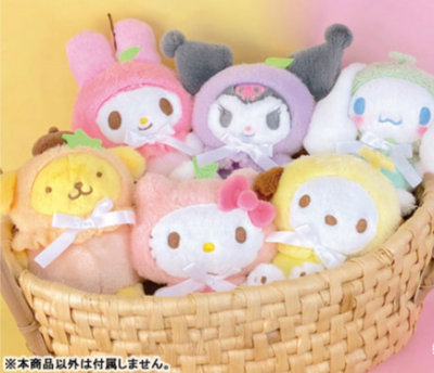 Sanrio Pastel Fruit Cape Plush