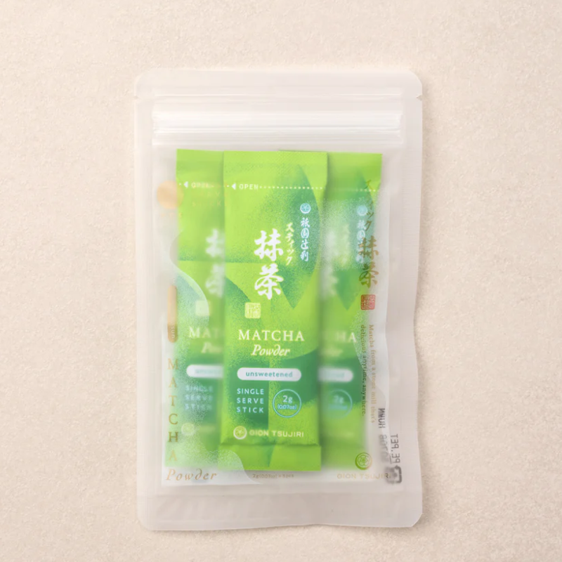 Gion Tsujiri Uji Matcha Powder Sticks – 3 Sticks / 10 Sticks