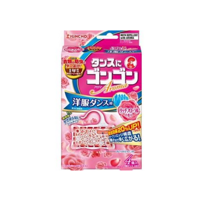 Kincho GonGon Insect and Mold Repellent for Cabinets and Drawers (Rich Floral Scent)