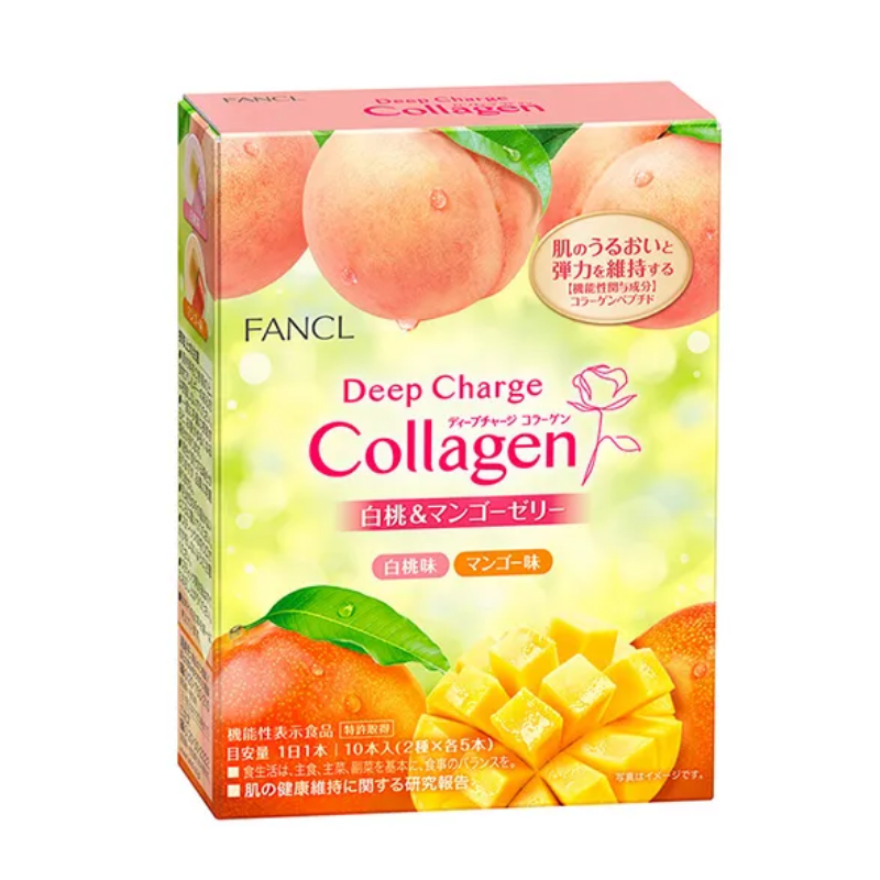 FANCL Deep Charge Collagen White Peach & Mango Jelly
