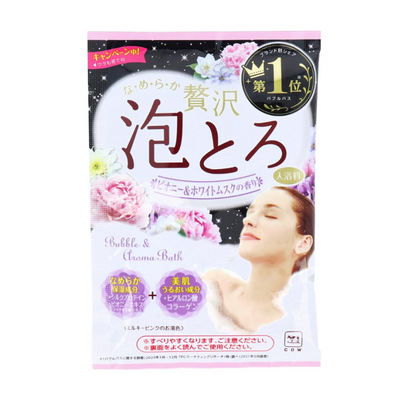 COW Oyumonogatari Bubble & Aroma Bath (Peony & White Musk Scent)