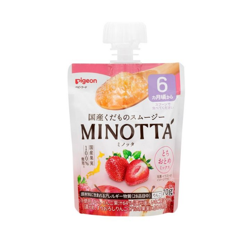Pigeon MINOTTA Fruit Smoothie (Tochiotome Strawberry Mix)
