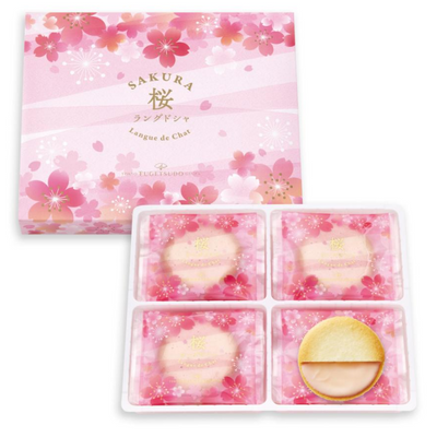 Tokyo Fugetsudo Sakura Langue de chat Cookies