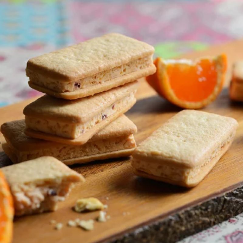 Muranoeki Mikan Sand Cookie - Jutaro Mikan & Cranberry Whip Sandwich Cookie