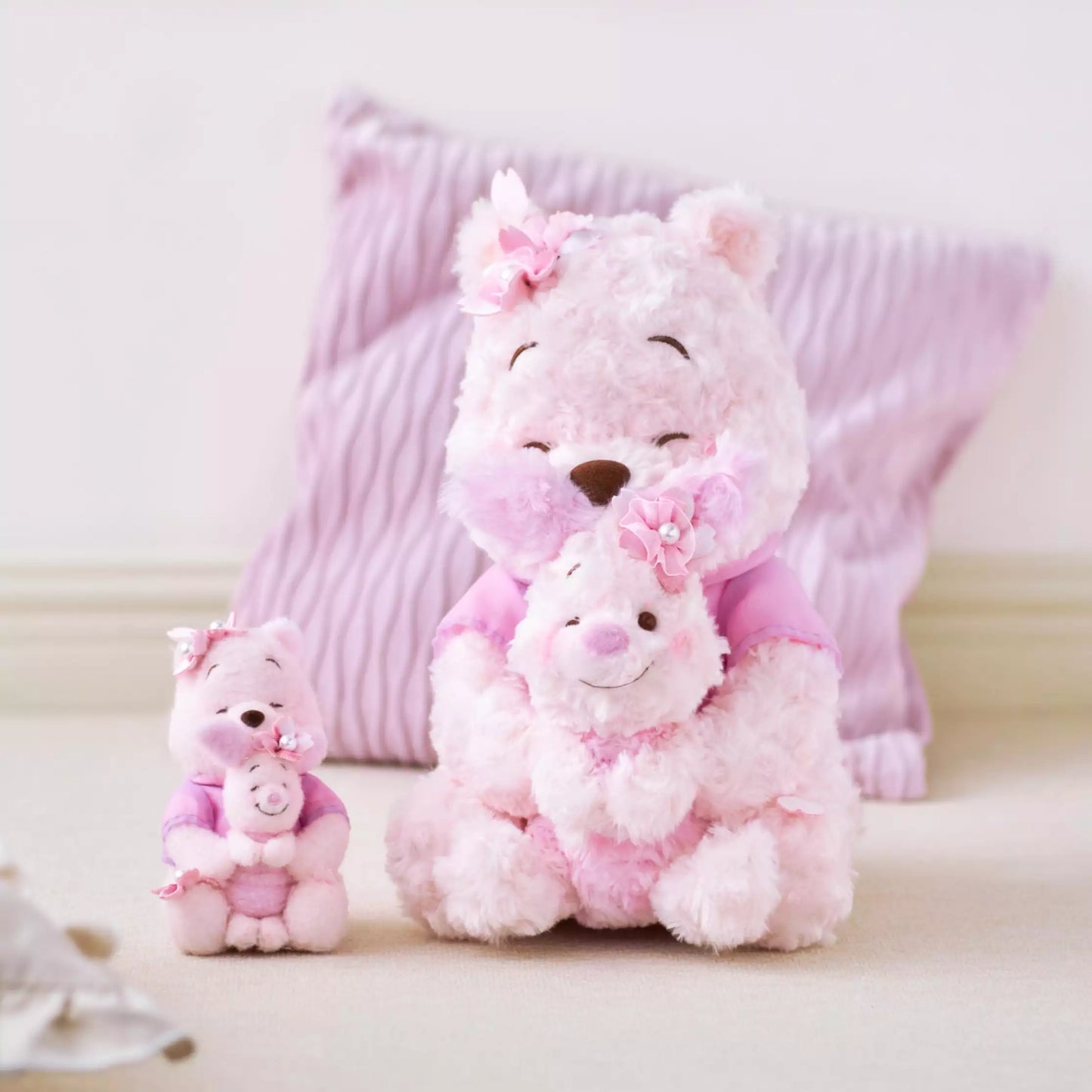 Disney Pooh and Piglet Sakura Plush