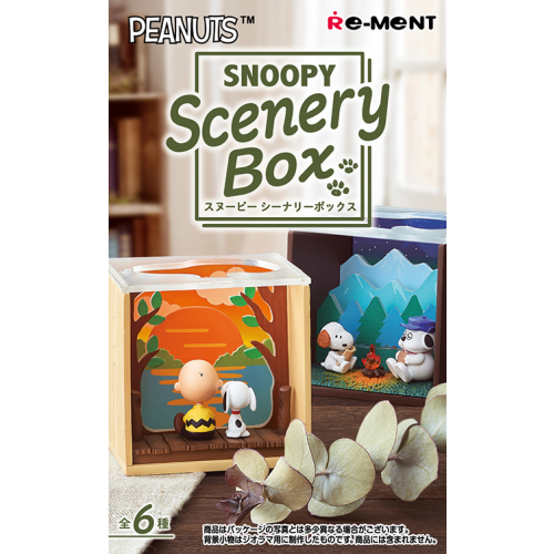 RE-MENT Snoopy Scenery Box