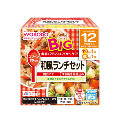 WAKODO BIG Size Nutrition Marché Japanese Lunch Set (Baby Food)