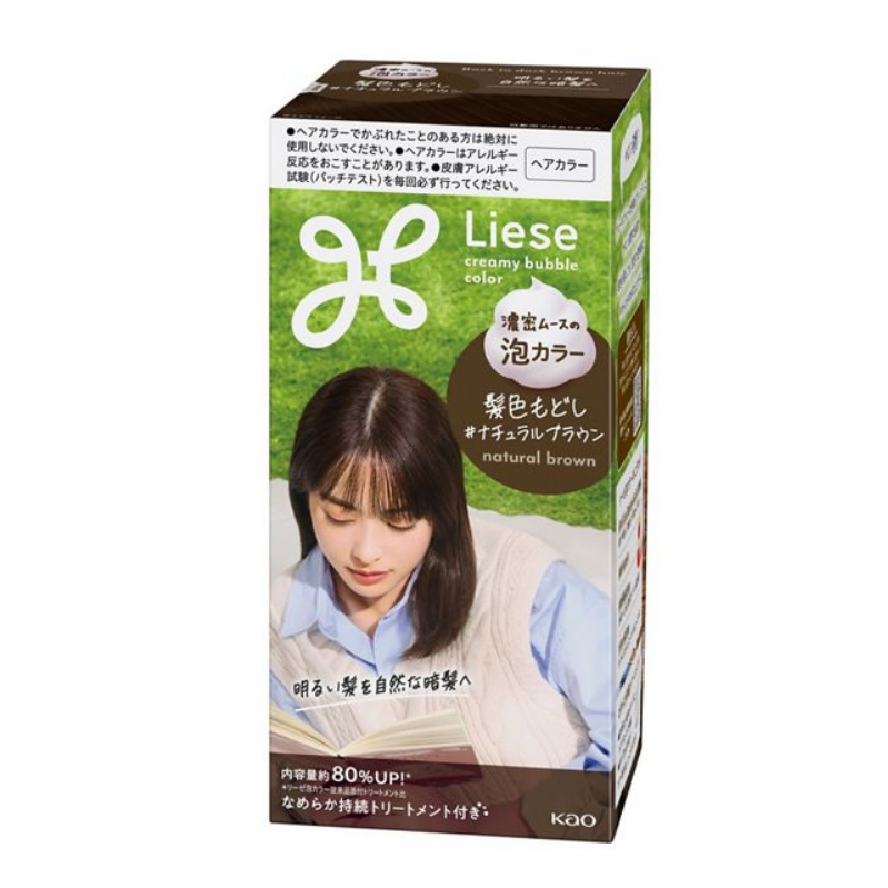 KAO Liese Creamy Bubble Color (Natural Brown)
