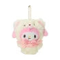 Sanrio FuwaMosa Doll Plush Keychain