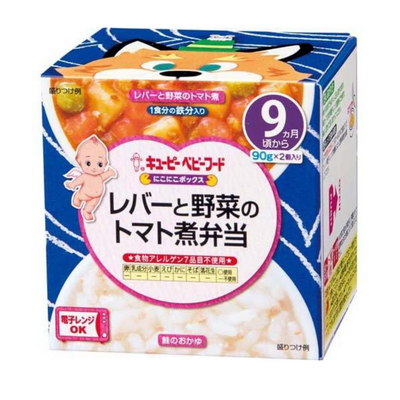 Kewpie Baby Food NicoNico Box Tomato Stew with Chicken Liver and Vegetables