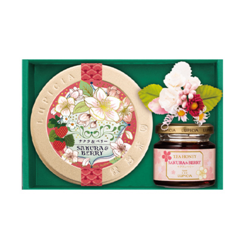 LUPICIA Sakura & Mixed Berry Tea and Jam Set