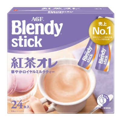 Ajinomoto AGF Blendy Instant Tea (Black tea au lait, Matcha au lait, Cocoa au lait)